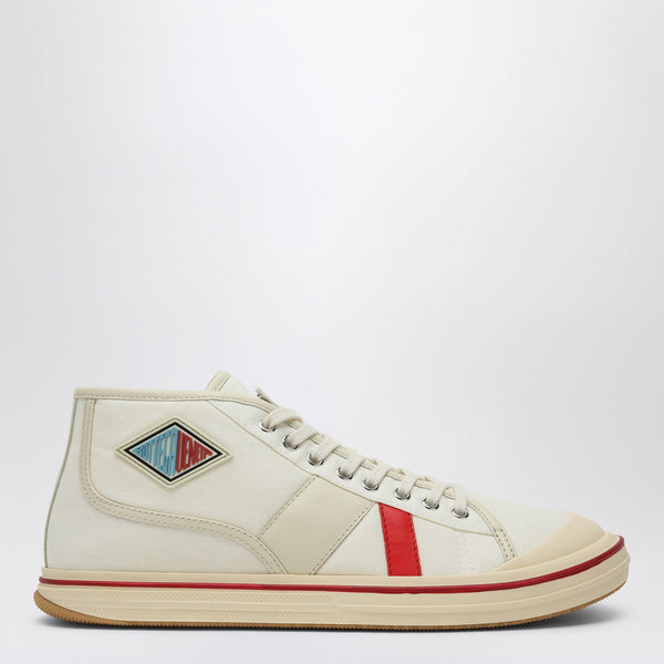 Bottega Veneta Shoes Bottega Veneta Men Eliot Sneakers In Ivory Red Premium Designer Casual Shoes