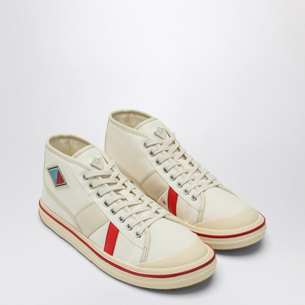 Bottega Veneta Shoes - Bottega Veneta Men Eliot Sneakers In Ivory Red Luxury Lifestyle Designer Footwear