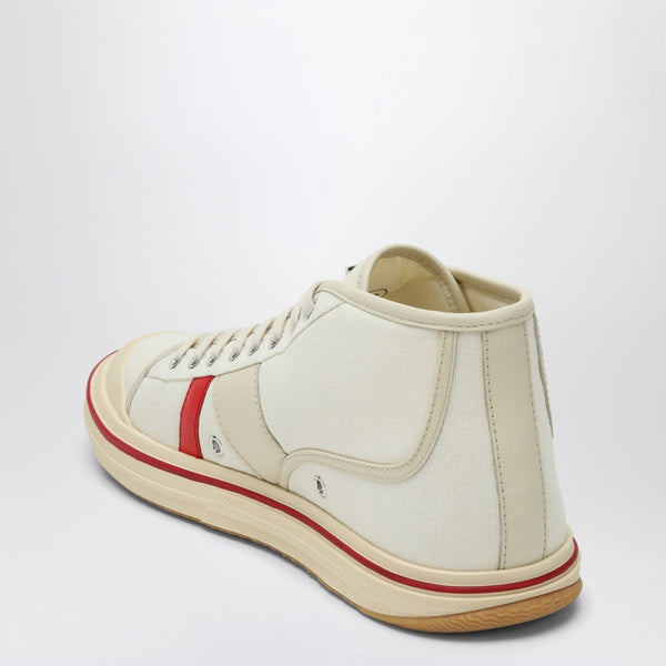 Bottega Veneta Shoes - Bottega Veneta Men Eliot Sneakers In Ivory Red Luxury Lifestyle Designer Footwear