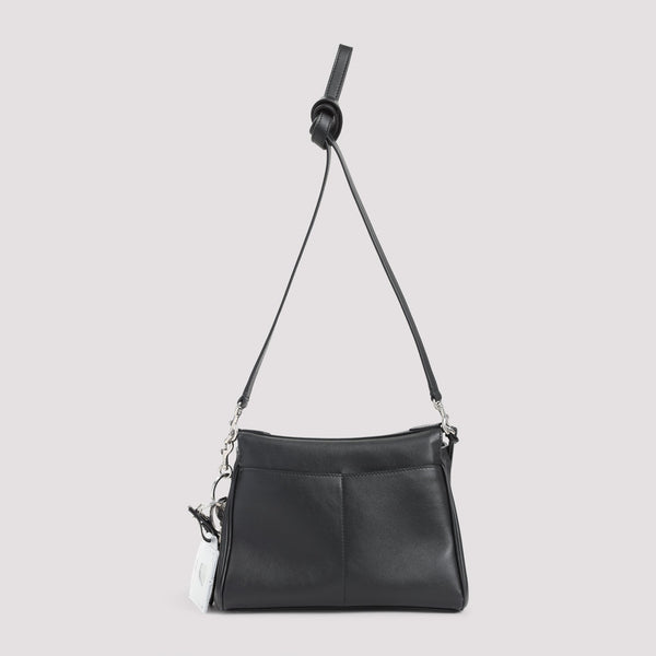 Close-up of Balenciaga handbags hardware and fine stitching