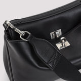 Close-up of Balenciaga shoulder bags hardware and fine stitching