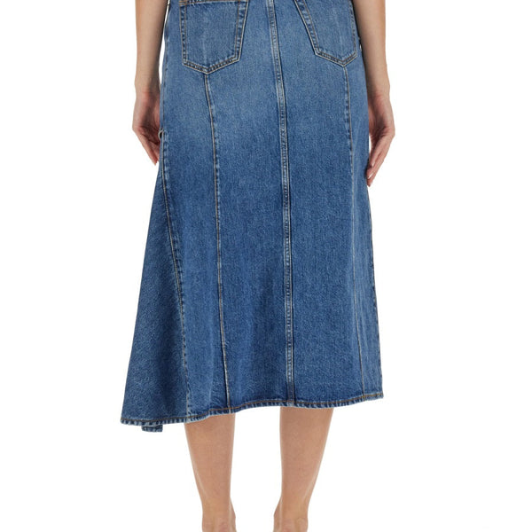 Alexander McQueen Skirts? Alexander Mcqueen Women Pencil Skirt With Cut-Out Elegant Designer Casual Skirt