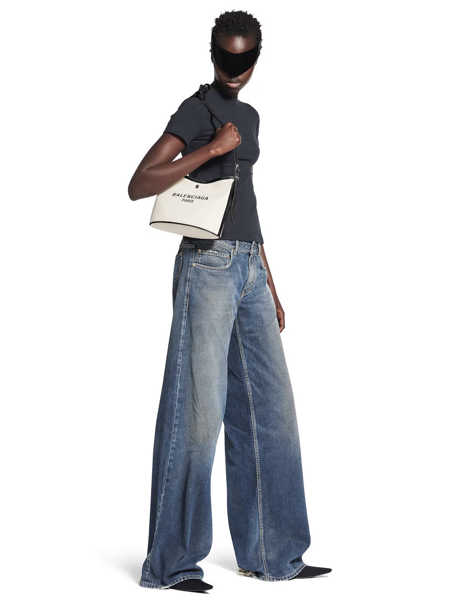 Balenciaga Bags- BALENCIAGA Canvas Shoulder Handbag - 24 CM x 20 CM Premium Designer Shoulder Bag