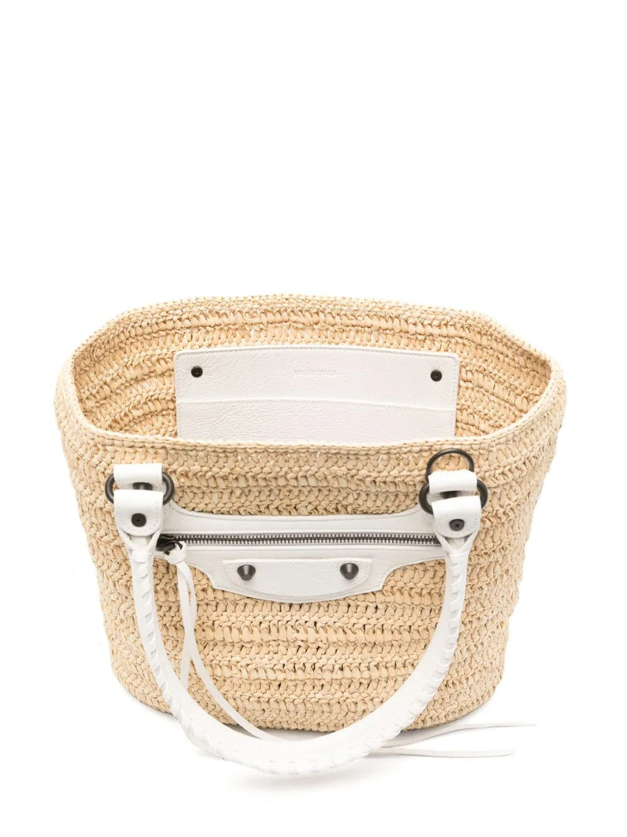 Balenciaga Bags? BALENCIAGA Le City Raffia Handbag - 26-34 CM Width Premium Designer Shoulder Bag