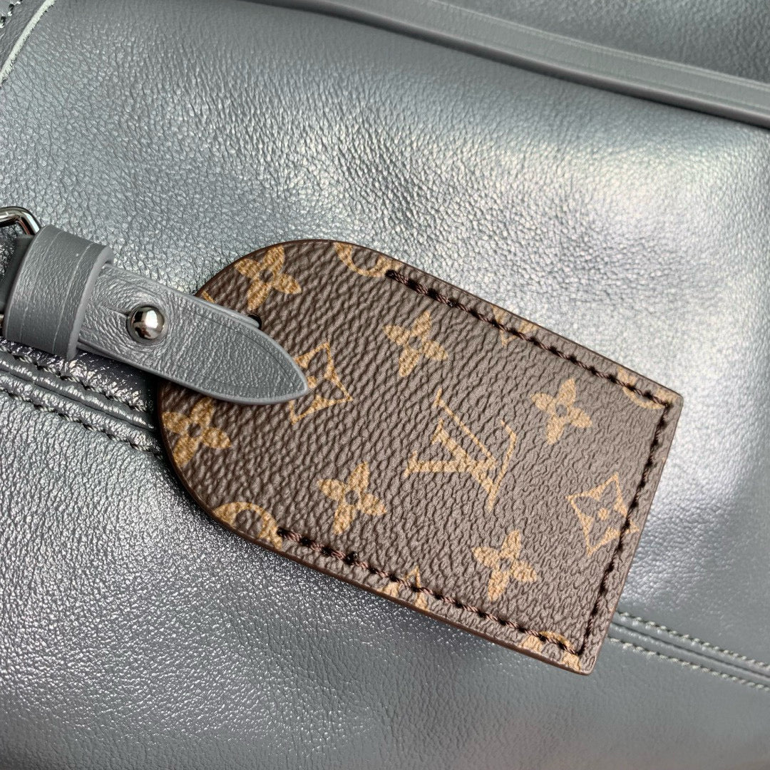 Louis Vuitton Bags- Louis Vuitton Lou Carryall Dark Mm Bag Elegant Everyday Designer Handbag