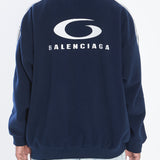 Close-up of Balenciaga jerseys & knitwear hardware and fine stitching