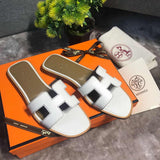Hermès Chocolate Brown Espadrille Wedge Sandals - Front View