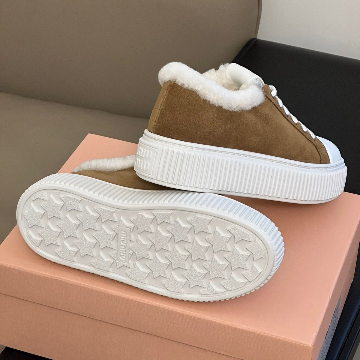 Shoes- Miu M Trainers Premium Designer Casual Shoes