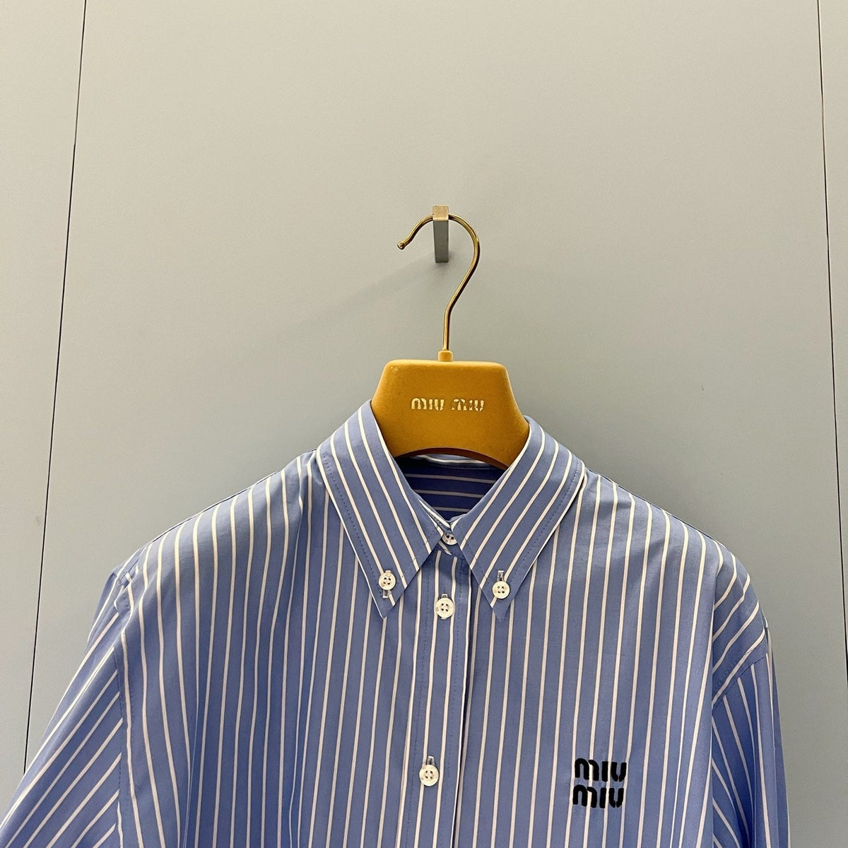 Tops- Miu M Shirt Elegant Everyday Designer Top