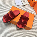 Hermes sandals Style 208 - styled lifestyle view