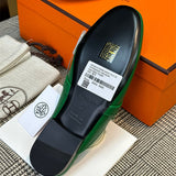 Hermes shoes Style 210 - logo and branding close-up