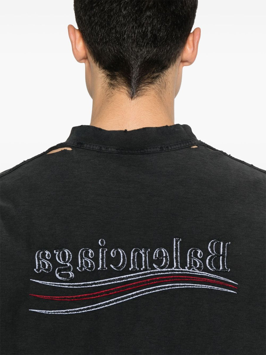Balenciaga T-Shirts? BALENCIAGA Inside-Out Large T-Shirt Casual Everyday Designer Tee