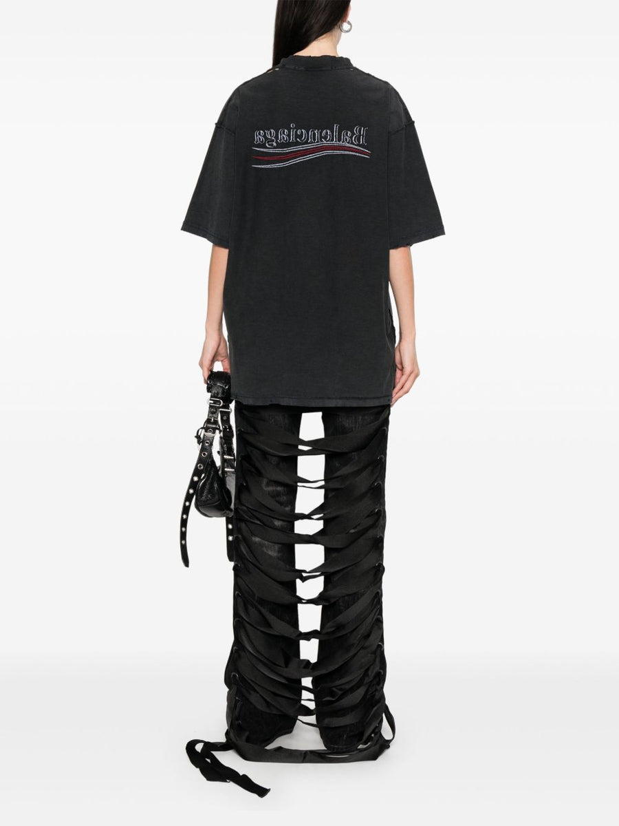 Balenciaga T-Shirts? BALENCIAGA Inside-Out Large T-Shirt Casual Everyday Designer Tee