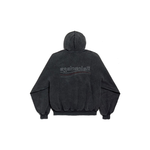 Balenciaga Hoodies- BALENCIAGA Large Zip-Up Hoodie for Men Comfortable Luxury Streetwear Hoodie
