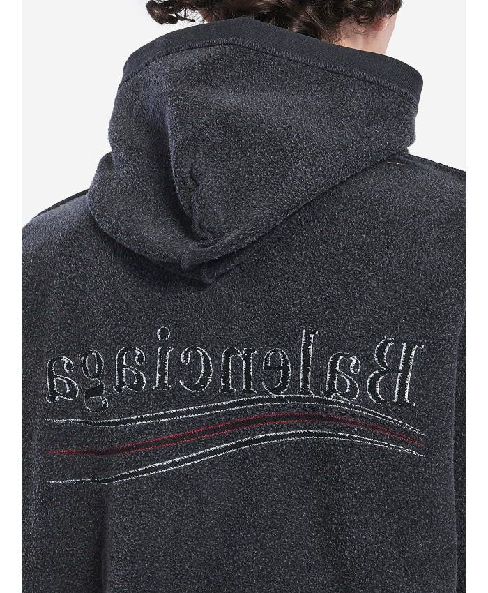 Close-up of Balenciaga jerseys & knitwear hardware and fine stitching