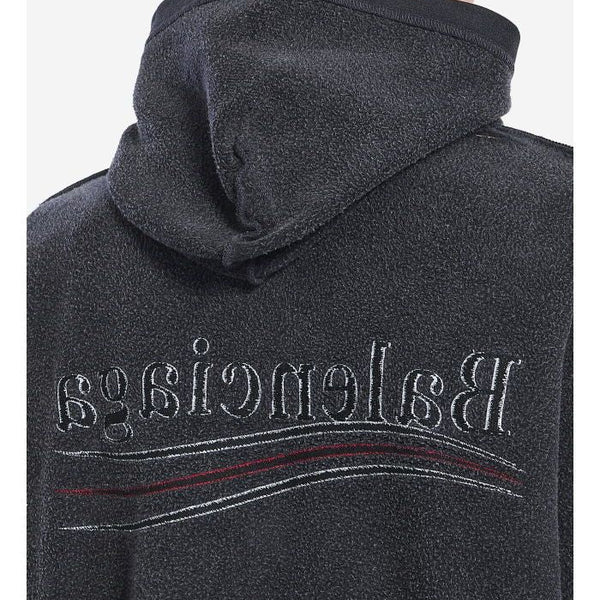 Close-up of Balenciaga jerseys & knitwear hardware and fine stitching