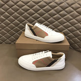 Burberry Chocolate Brown High-Top Sneakers - Lifestyle Styling Shot