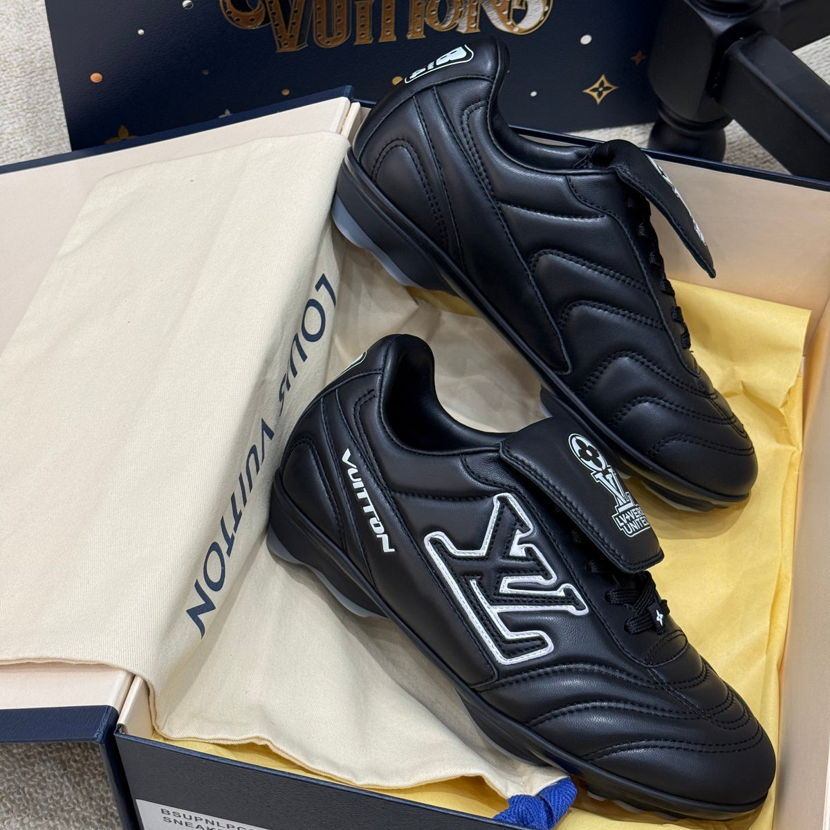 Louis Vuitton Shoes- Louis Vuitton Lou Footprint Sneaker Luxury Lifestyle Designer Footwear