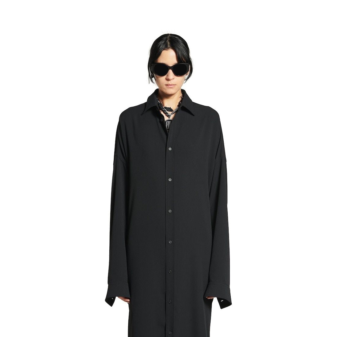 Balenciaga premium dresses detail and craftsmanship close-up