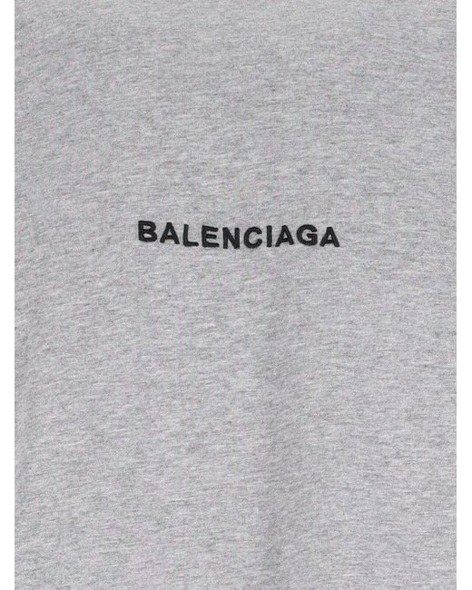 Balenciaga T-Shirts? BALENCIAGA Oversized Cotton Crew-Neck T-Shirt - FW25 - Size Guide Included Casual Everyday Designer Tee