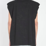 Close-up of Balenciaga t-shirts & tops hardware and fine stitching