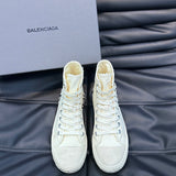Balenciaga Camel Block Heel Pumps - Sole Detail View