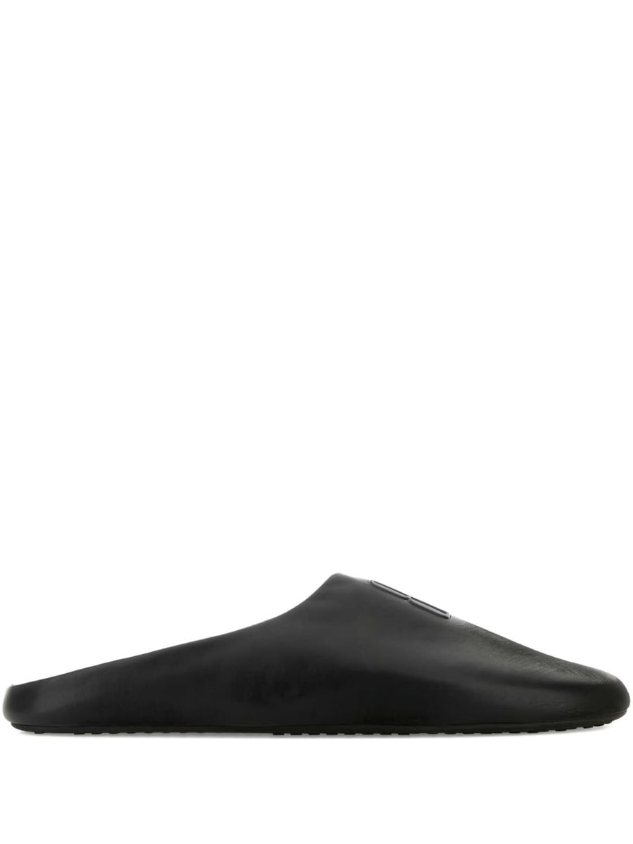 Balenciaga Shoes? BALENCIAGA Men's Slip-On Sandals with Embossed Logo Luxury Lifestyle Designer Footwear