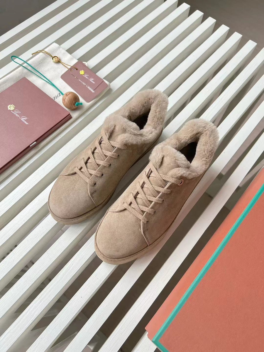 Shoes- Loro P Fur Nuages Sneakers Comfortable Everyday Designer Shoes