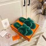 Hermes sandals Style 052 - logo and branding close-up