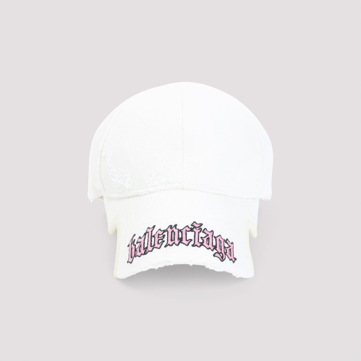 Balenciaga premium caps & hats detail and craftsmanship close-up