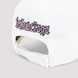 Close-up of Balenciaga caps & hats hardware and fine stitching