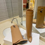 Givenchy Chocolate Brown Combat Boots - Sole Detail View