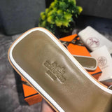 Hermes sandals Style 075 - back heel detail