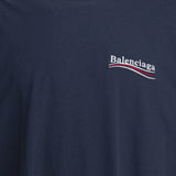Close-up of Balenciaga t-shirts & tops hardware and fine stitching