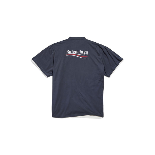 Close-up of Balenciaga t-shirts & tops hardware and fine stitching