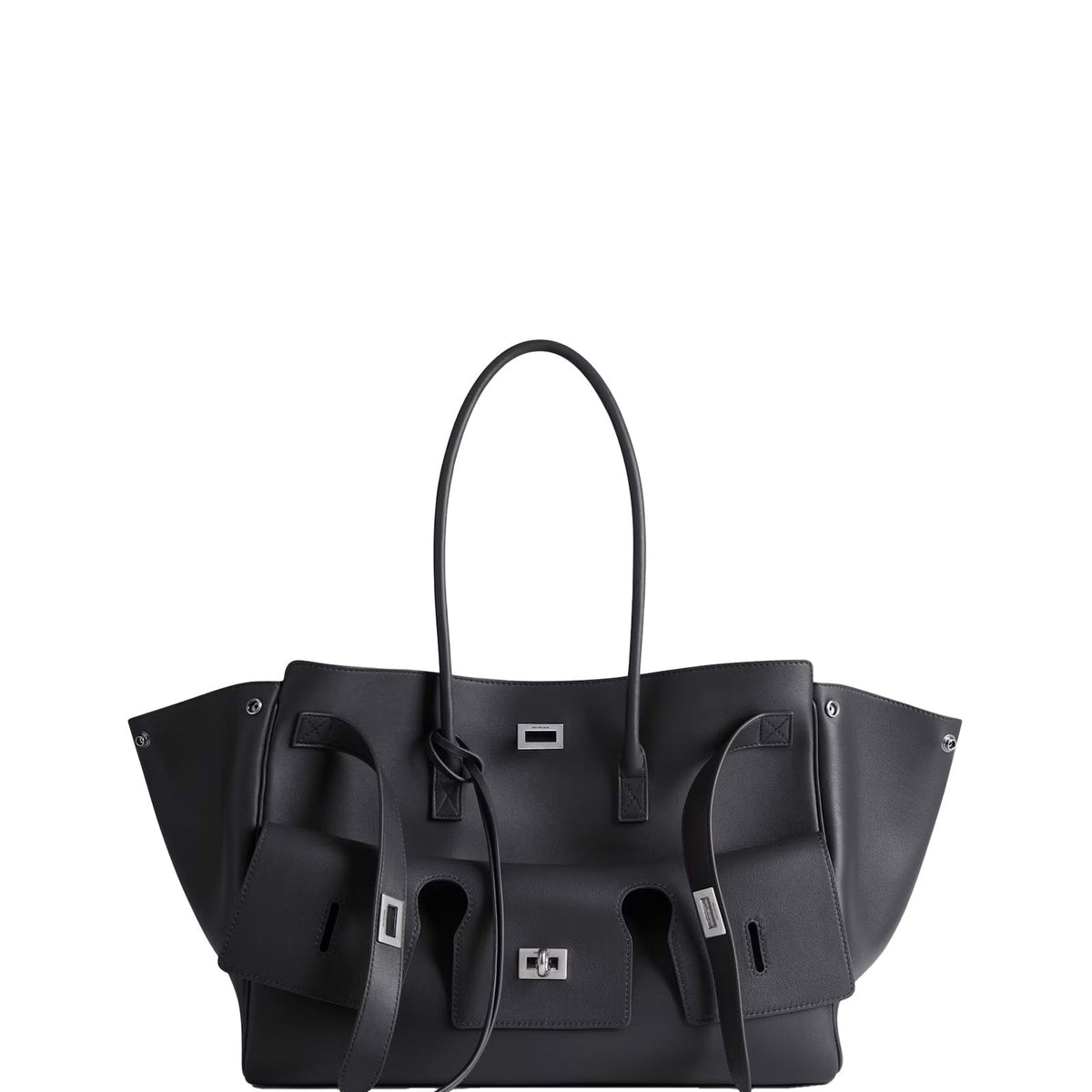 Balenciaga Bags? BALENCIAGA Mini Leather Skin Handbag Premium Designer Shoulder Bag