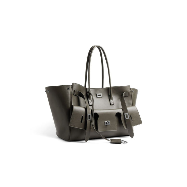 Balenciaga premium totes detail and craftsmanship close-up