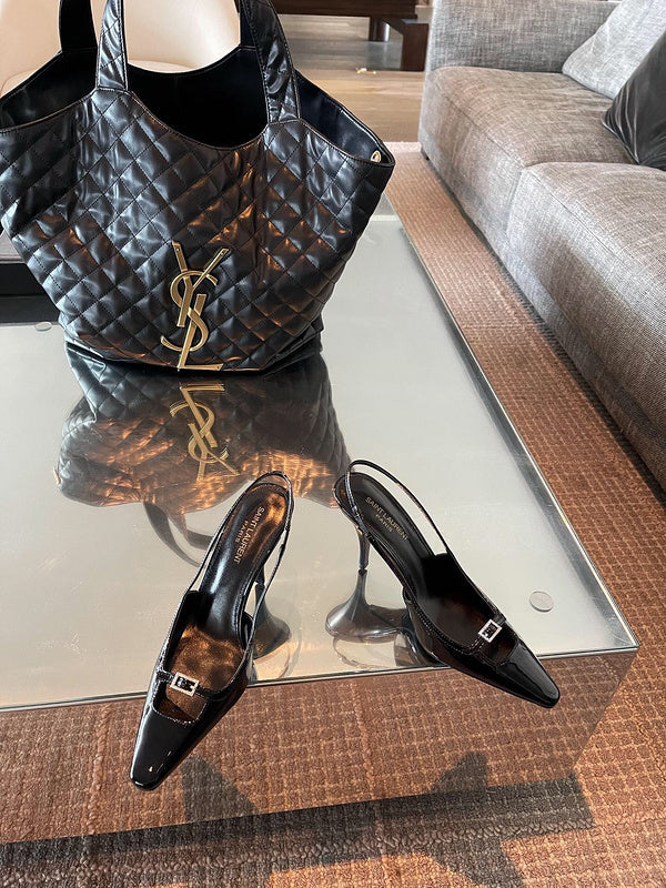 Saint Laurent designer shoes full view