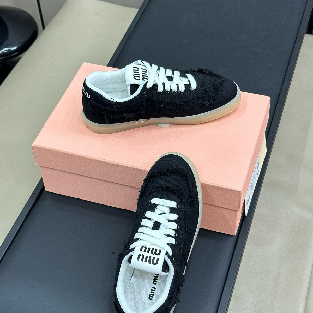 Shoes- Miu M Trainers Luxury Lifestyle Designer Footwear