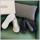 Alexander McQueen Burgundy Slip-On Sneakers - Sole Detail View