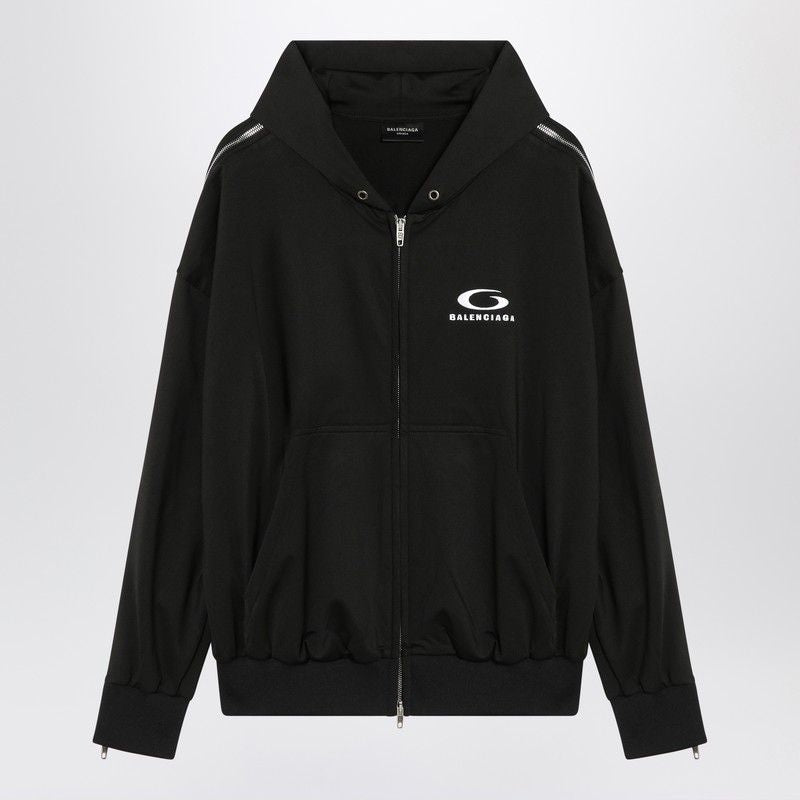 Balenciaga Hoodies? BALENCIAGA Zip-Up Fleece Hoodie for Women Premium Designer Casual Hoodie