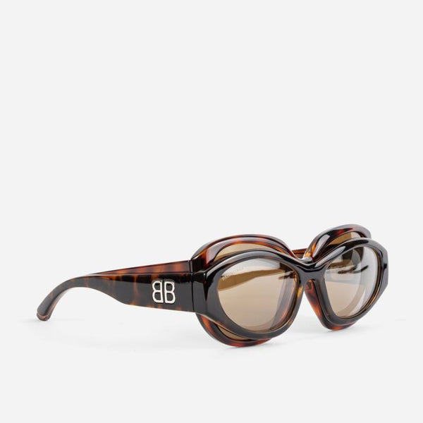 Balenciaga premium sunglasses detail and craftsmanship close-up