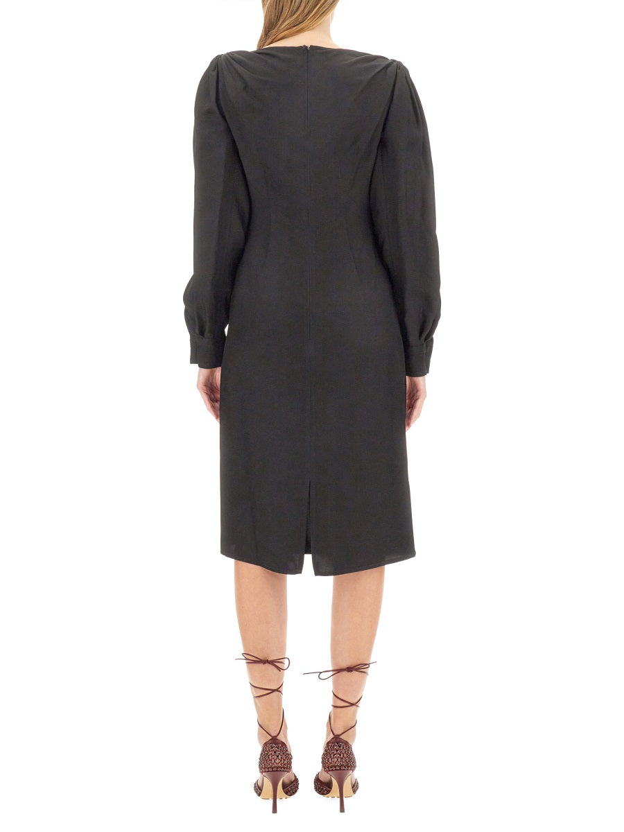 Bottega Veneta premium cocktail dresses detail and craftsmanship close-up