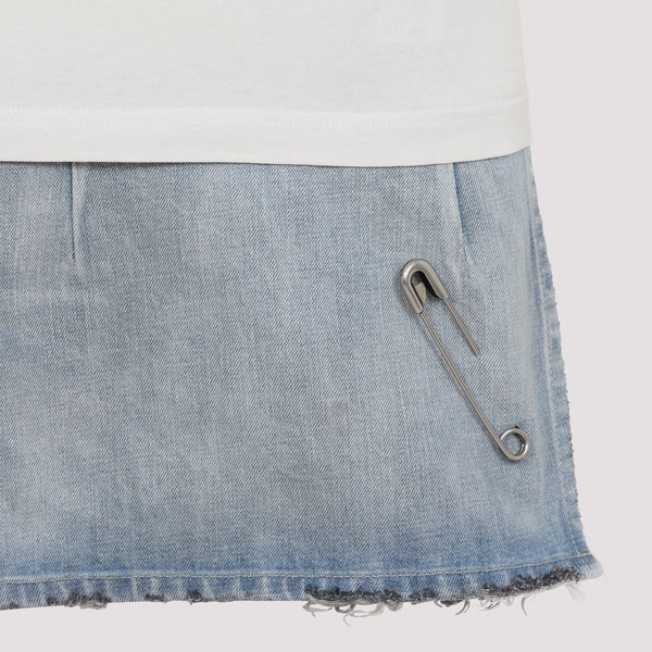 Close-up of Balenciaga dresses hardware and fine stitching