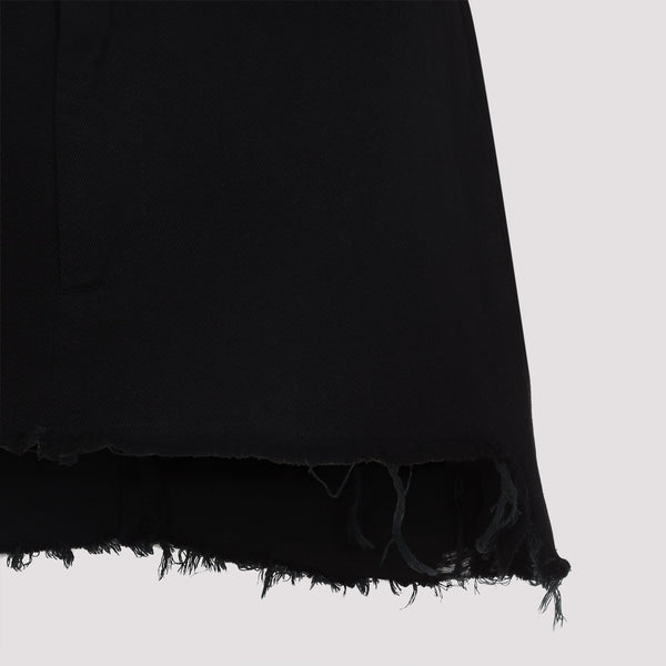 Close-up of Balenciaga skirts hardware and fine stitching