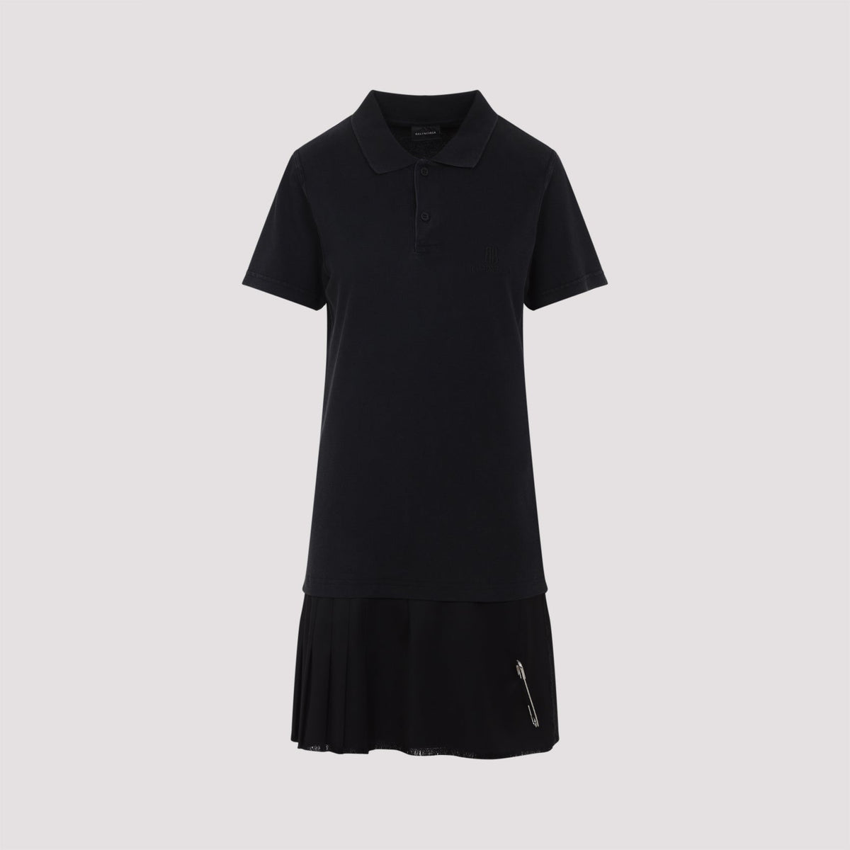 Balenciaga Polo Shirts? BALENCIAGA Layered Polo Mini Dress for Women Premium Everyday Polo Shirt