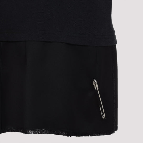 Close-up of Balenciaga dresses hardware and fine stitching