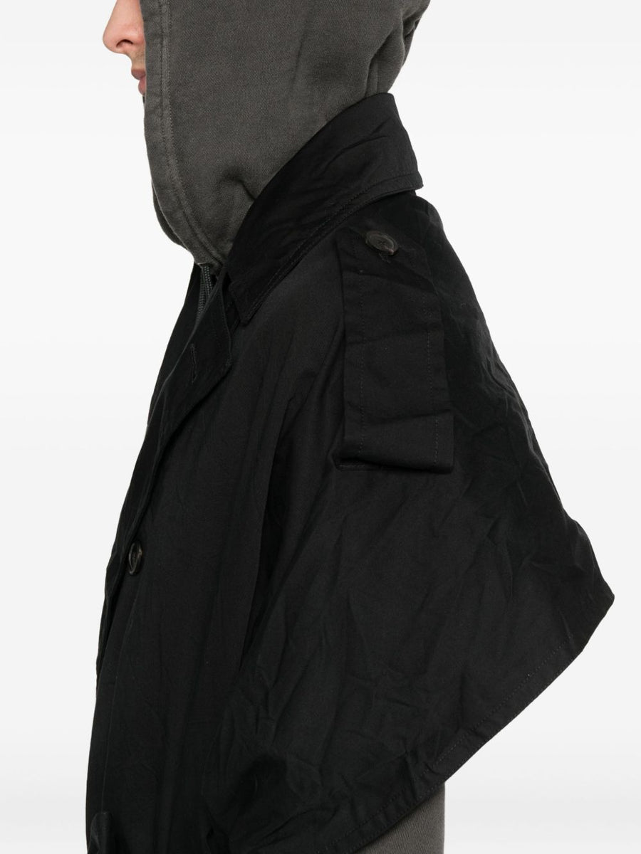 Balenciaga outerwear side profile designer luxury fashion