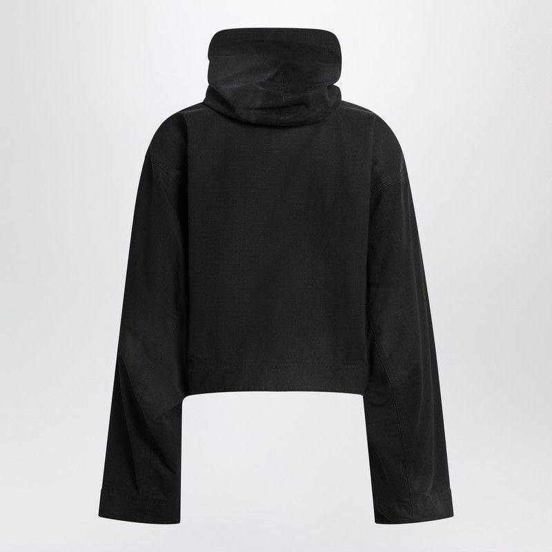 Balenciaga Jackets? BALENCIAGA Women's Cropped Hooded Jacket Premium Casual Designer Jacket