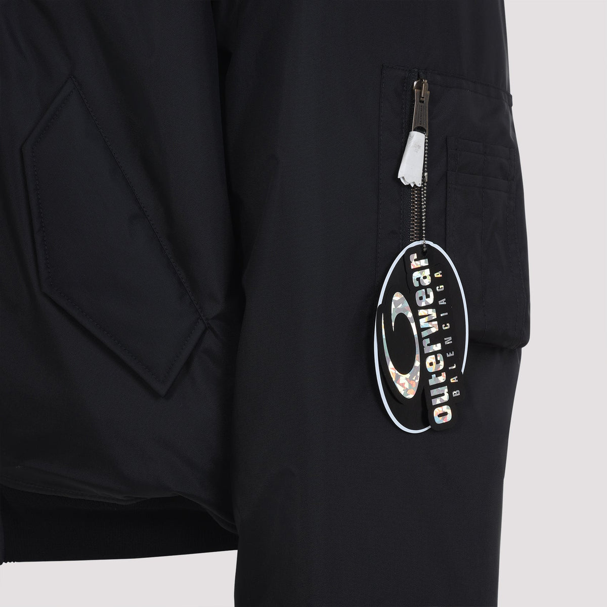 Balenciaga Jackets? BALENCIAGA Nylon Bomber Jacket for Men - FW25 Collection Luxury Designer Outerwear Jacket